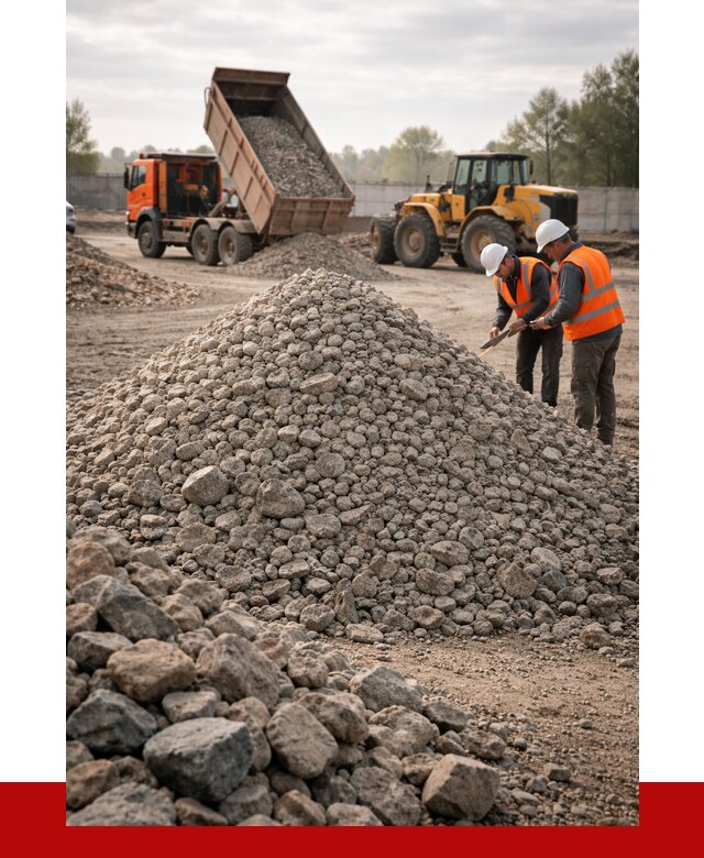 Гранитный щебень фракция 40-70 в Белореченске от 2536 руб ПРОНЕРУДБлч