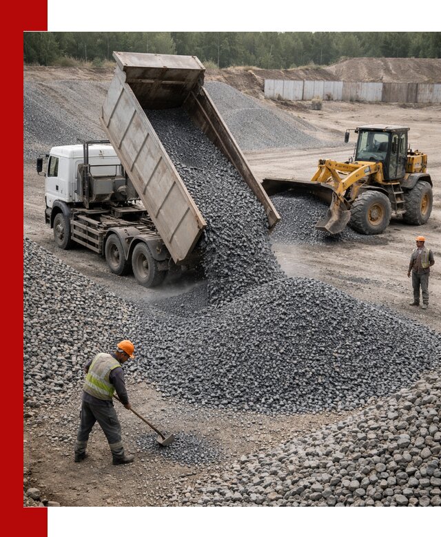 Щебень габбро-диабаз фр. 5-20 с доставкой в Белореченске