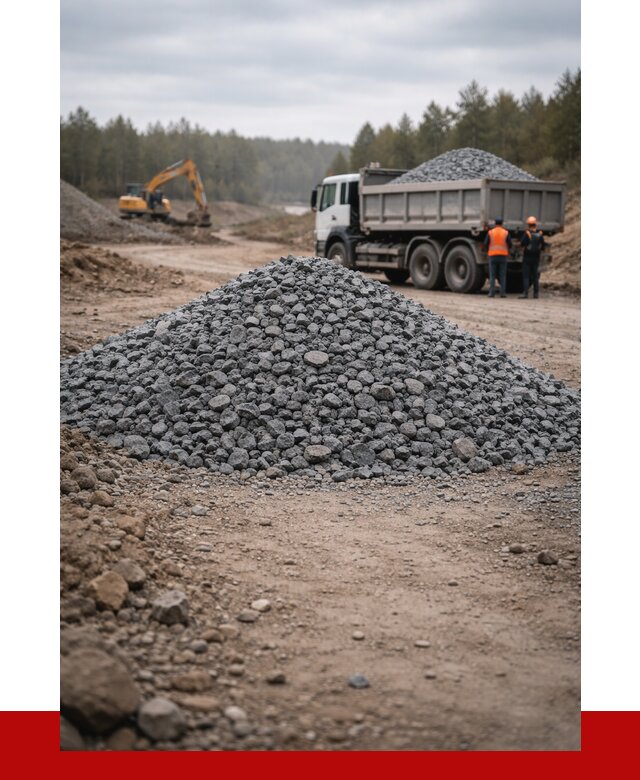 Щебень габбро диабаз фракция 40-70 в Белореченске от 2232 р-ПРОНЕРУДБлч