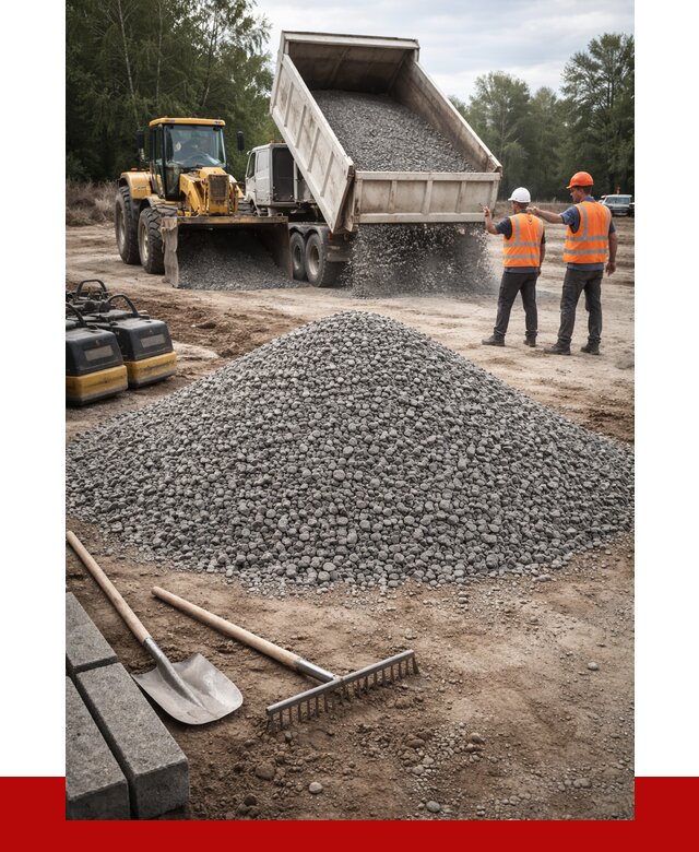 Гравийный щебень купить в Белореченске от 2232 р. ПРОНЕРУДБлч