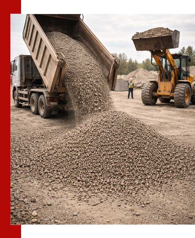 Гравийный щебень фракция 3–10 с доставкой в Белореченске