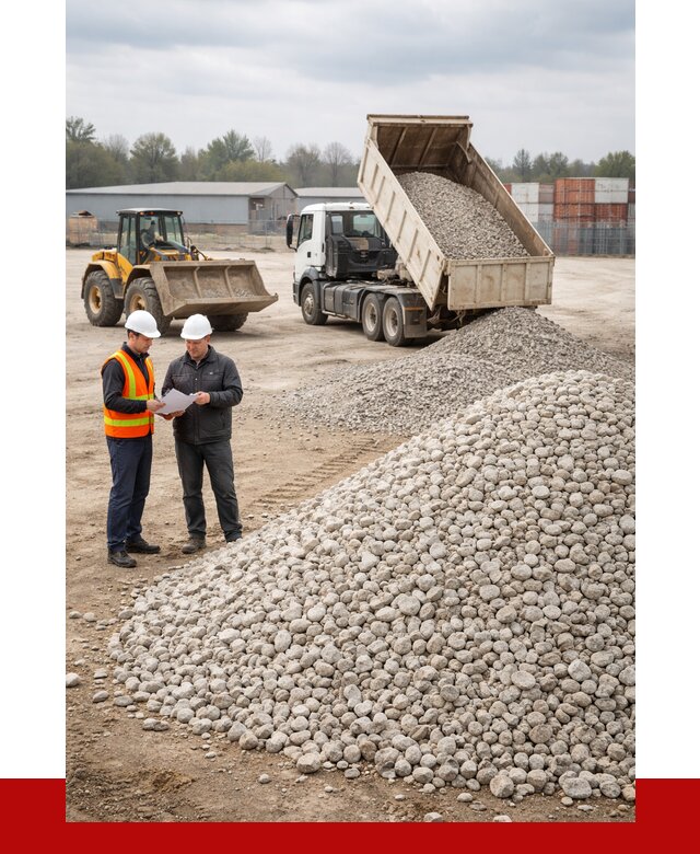 Известняковый щебень в Белореченске от 1420 р. доставка | ПРОНЕРУДБлч