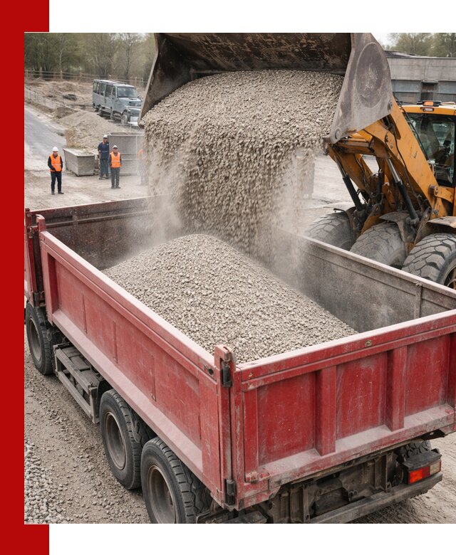 Купить известняковый щебень фракции 0-5 с доставкой в Белореченске