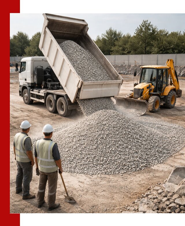 Купить известняковый щебень фракции 5–10 мм с доставкой в Белореченске