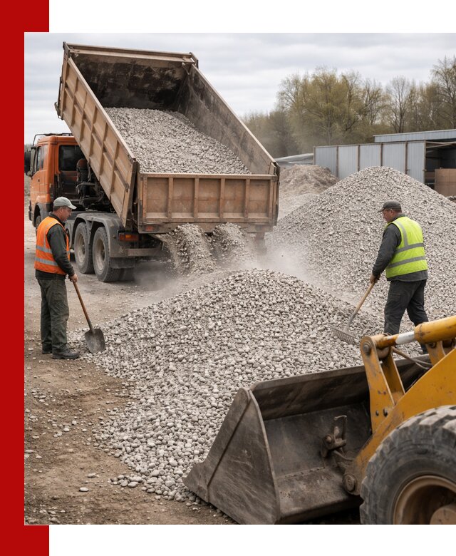 Доломитовый щебень фракции 5-20 с доставкой в Белореченске