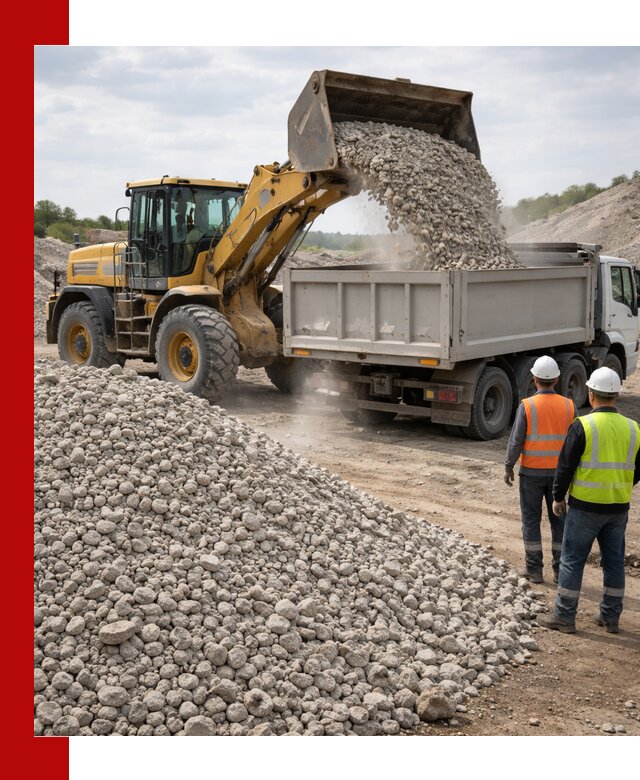 Доломитовый щебень фракция 40–71 доставка и продажа в Белореченске