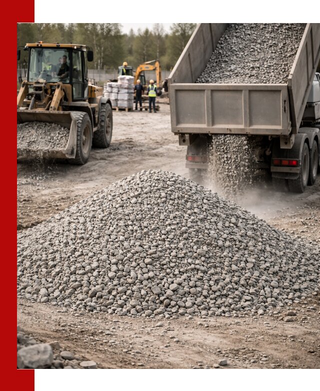 Вторичный щебень фракции 5-20 в Белореченске — доставка и продажа крупнотоннажно