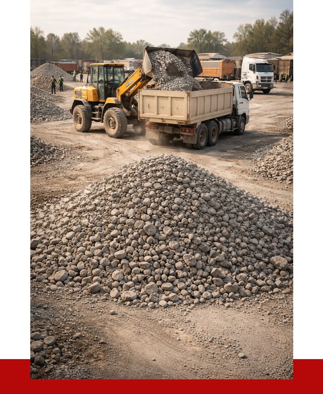 Вторичный щебень фракция 40-70 в Белореченске от 1765 р, ПРОНЕРУДБлч