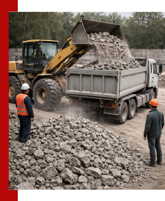 Вторичный щебень фракция 70–150 в Белореченске с доставкой