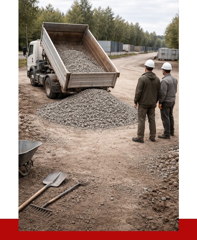 Бетонный щебень фракция 5-20 в Белореченске от 3246 р., ПРОНЕРУДБлч