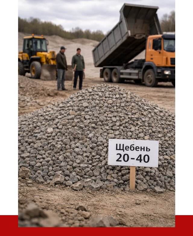 Бетонный щебень фракция 20-40 в Белореченске от 2485 р. | ПРОНЕРУДБлч