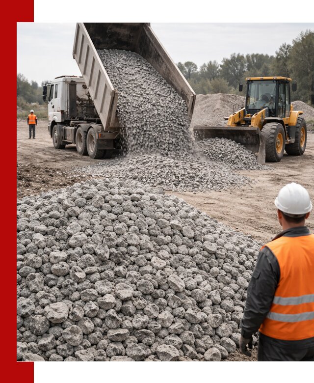 Доставка бетонного щебня фракции 20-40 в Белореченске