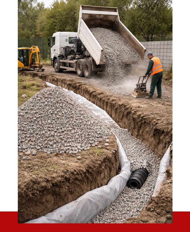 Щебень для дренажа в Белореченске от 1877 р., ПРОНЕРУДБлч доставка