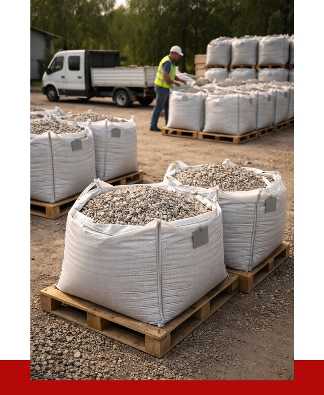 Щебень в мешках с доставкой в Белореченске от 4260 р. | ПРОНЕРУДБлч