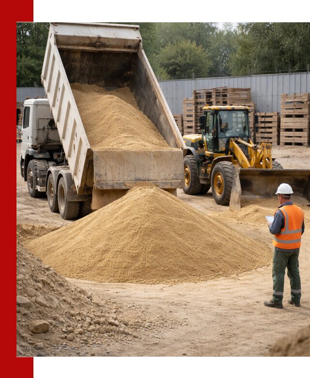 Доставка карьерного мелкозернистого песка в Белореченске