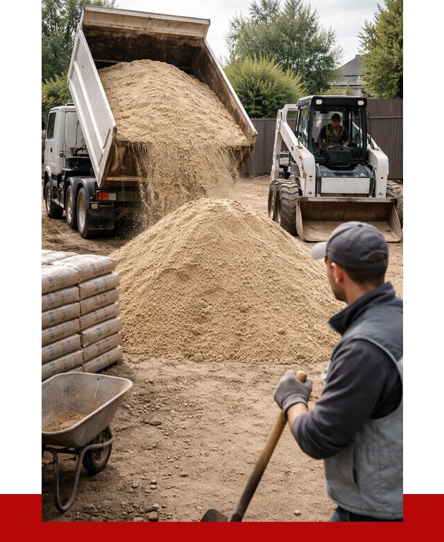 Мытый речной песок с доставкой в Белореченске от 1471 р. | ПРОНЕРУДБлч
