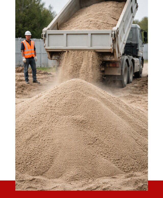 Купить сеяный песок с доставкой в Белореченске от 2232 р ПРОНЕРУДБлч