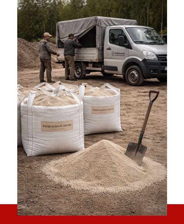 Кварцевый песок для пескоструя в Белореченске от 4565 р. | ПРОНЕРУДБлч