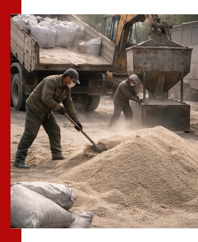 Кварцевый песок для пескоструя в Белореченске — доставка и качество