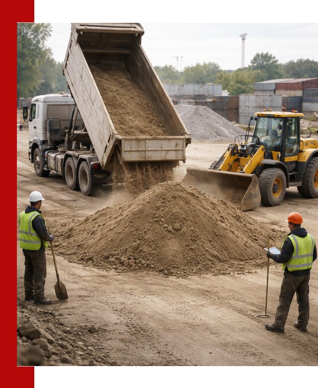 Доставка и продажа пескогрунта оптом и в розницу в Белореченске