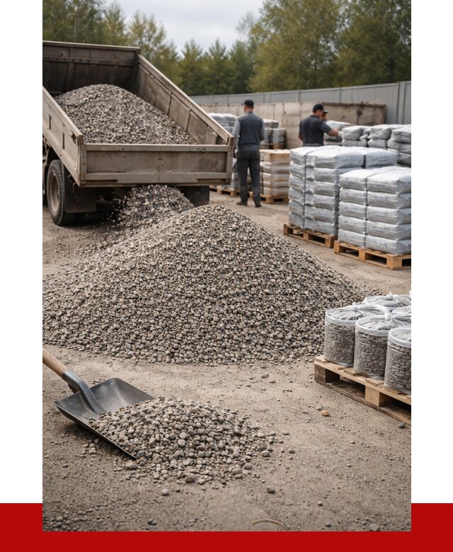 Гравий фракция 5-20 в Белореченске купить от 2333 р. ПРОНЕРУДБлч