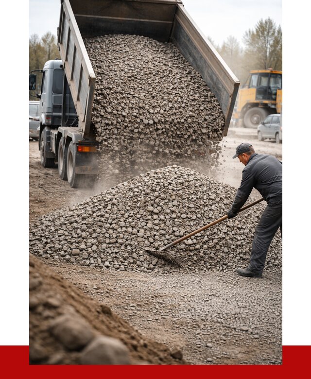 Гравий фракция 20-40 в Белореченске от 2536 р. доставка | ПРОНЕРУДБлч