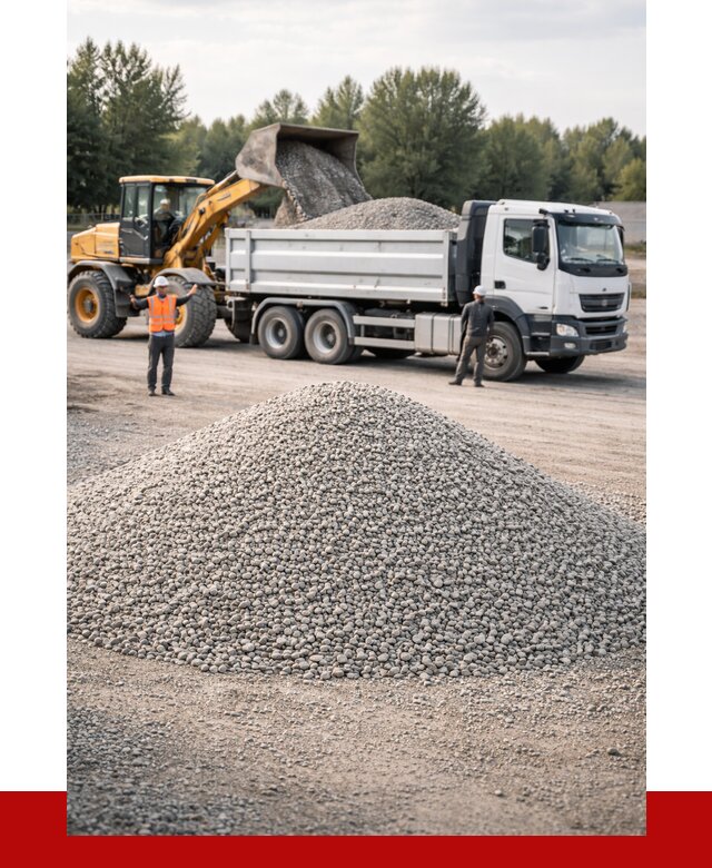 Купить мытый гравий в Белореченске от 3550 р, доставка ПРОНЕРУДБлч