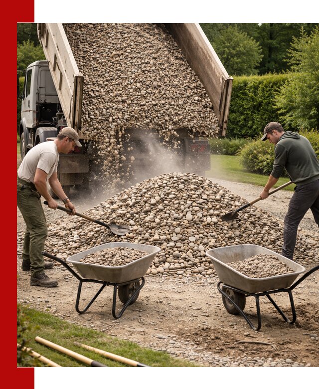 Доставка и продажа декоративной гальки в Белореченске