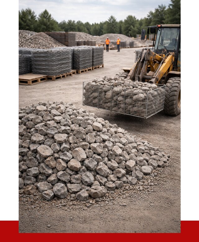 Камень для габионов фракция 70-150 в Белореченске от 4260 р. | ПРОНЕРУДБлч