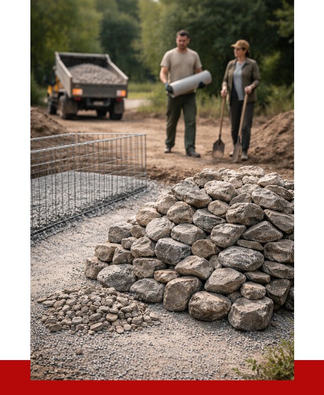 Камень для габионов фракция 100-200 в Белореченске от 4869 р. | ПРОНЕРУДБлч