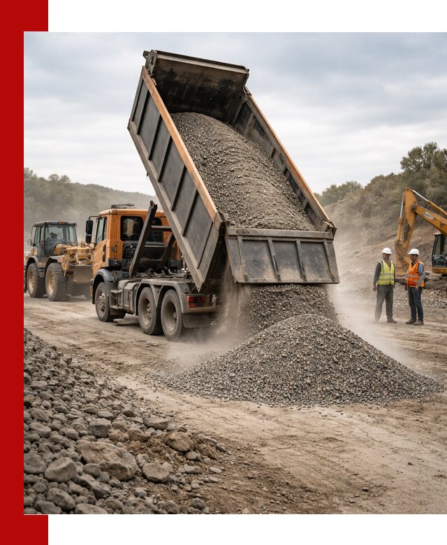 Щебёночно-песчаная смесь ЩПС С1 с доставкой в Белореченске