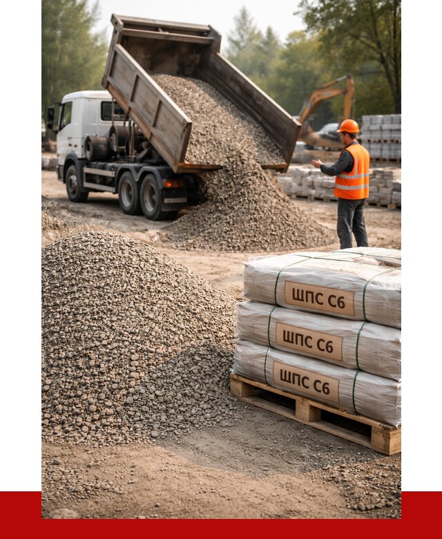 ЩПС С6 в Белореченске с доставкой от 2232 р. за куб | ПРОНЕРУДБлч