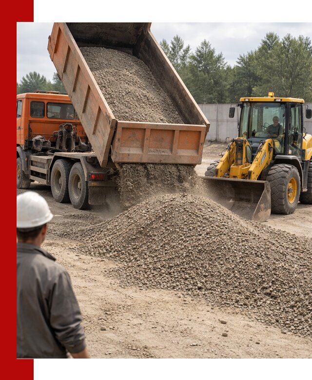 Доставка щпс С8 самосвалами в Белореченске от производителя