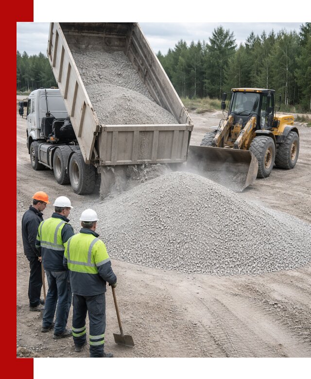 Известняковый отсев 0-5 доставка в Белореченске быстро и выгодно