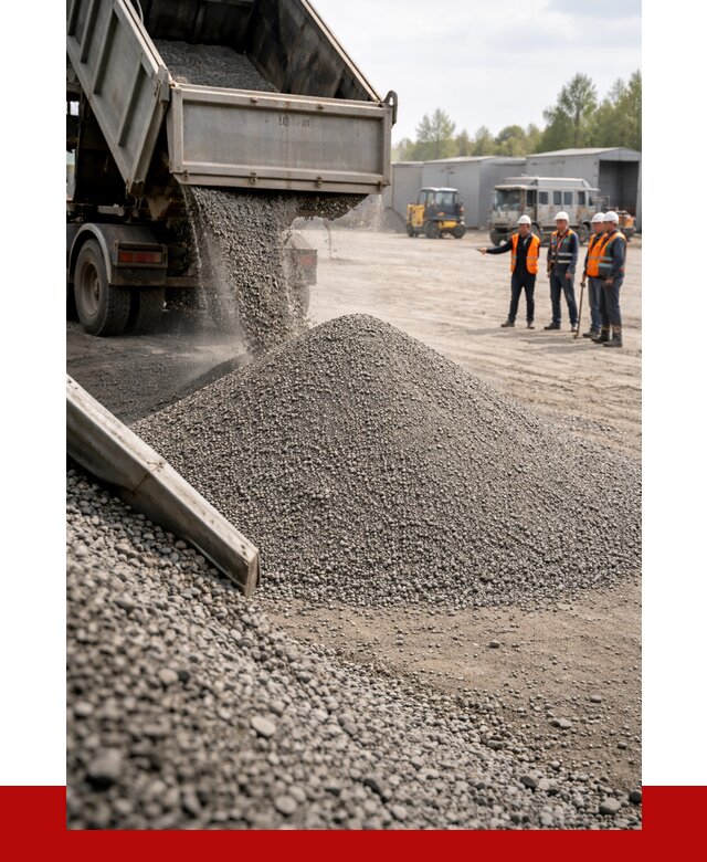 Гравийный отсев 0-5 в Белореченске от 1217 р. с доставкой | ПРОНЕРУДБлч