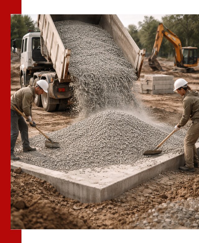 Доставка и продажа отсева для бетона в Белореченске