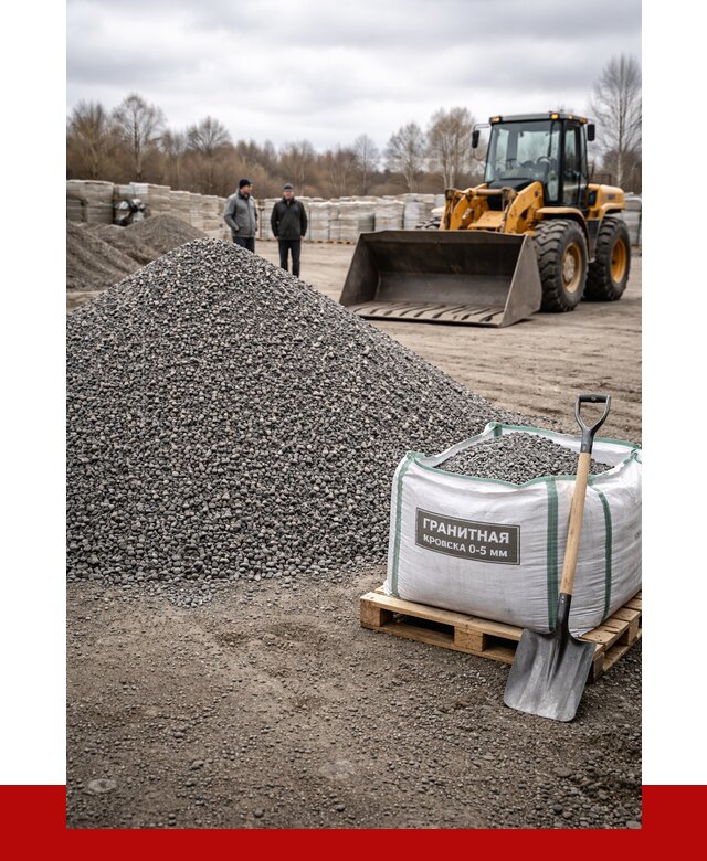 Купить гранитную крошку в Белореченске от 4869 р. с доставкой | ПРОНЕРУДБлч
