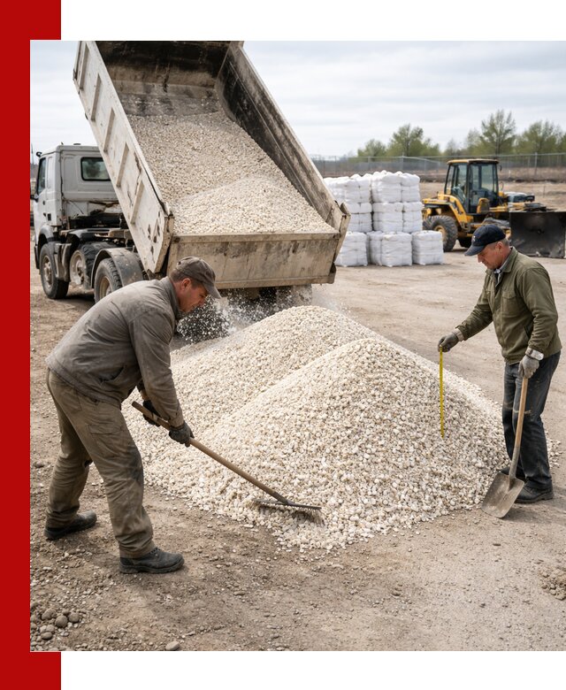 Мраморная крошка с доставкой и разгрузкой в Белореченске