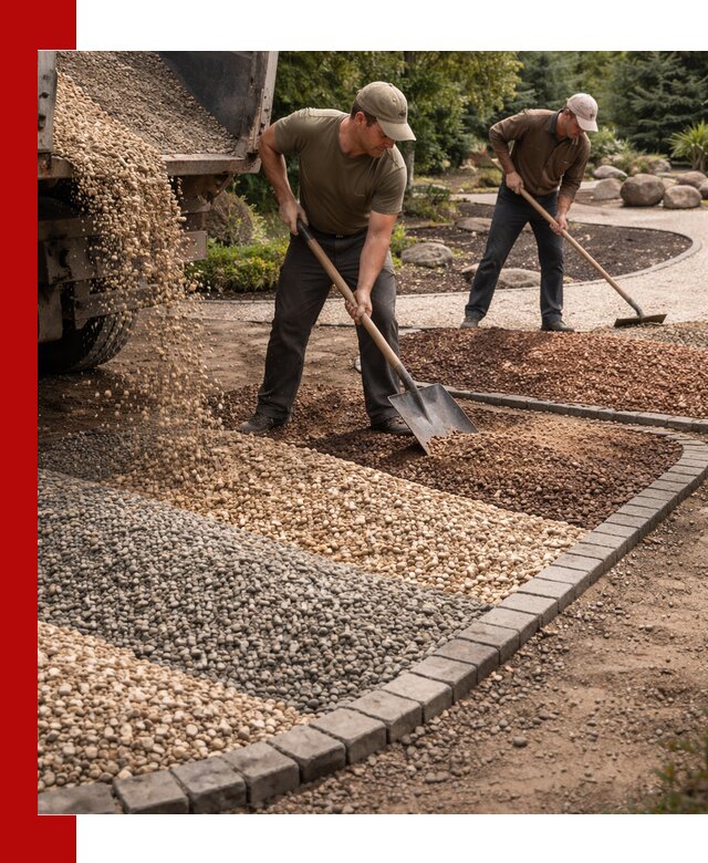 Декоративная крошка для ландшафта в Белореченске — продажа и доставка