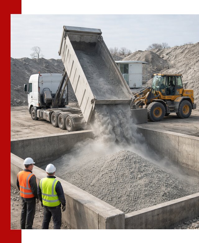 Доставка цемента навалом в Белореченске крупными партиями