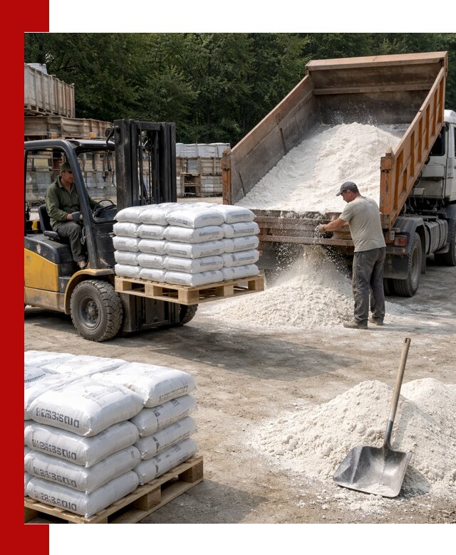 Доставка строительной извести оптом и в розницу в Белореченске