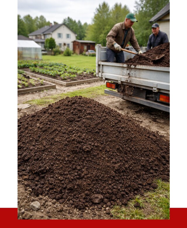 Плодородный грунт в Белореченске с доставкой от 4260 р. | ПРОНЕРУДБлч