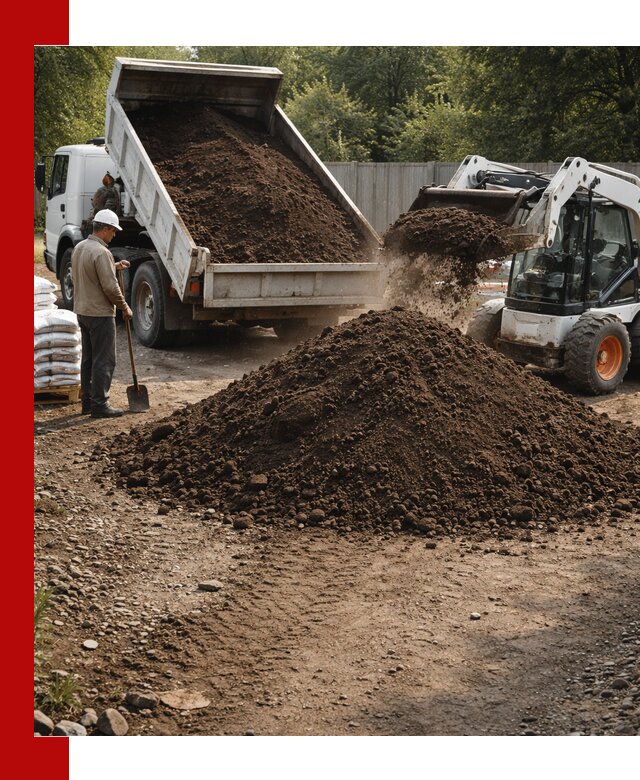 Доставка растительного грунта в Белореченске от производителя оптом и в розницу