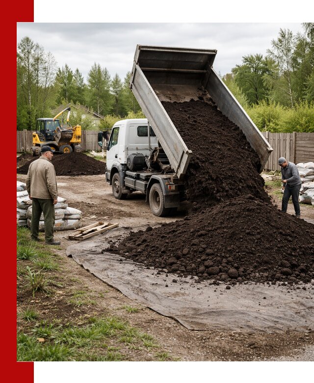 Доставка качественного почвогрунта в Белореченске оптом и в розницу