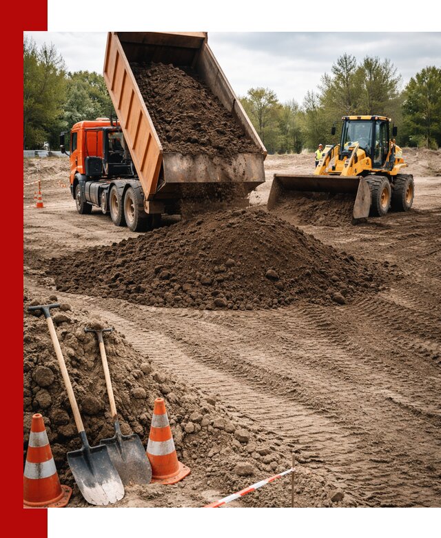 Поставка и доставка планировочного грунта в Белореченске