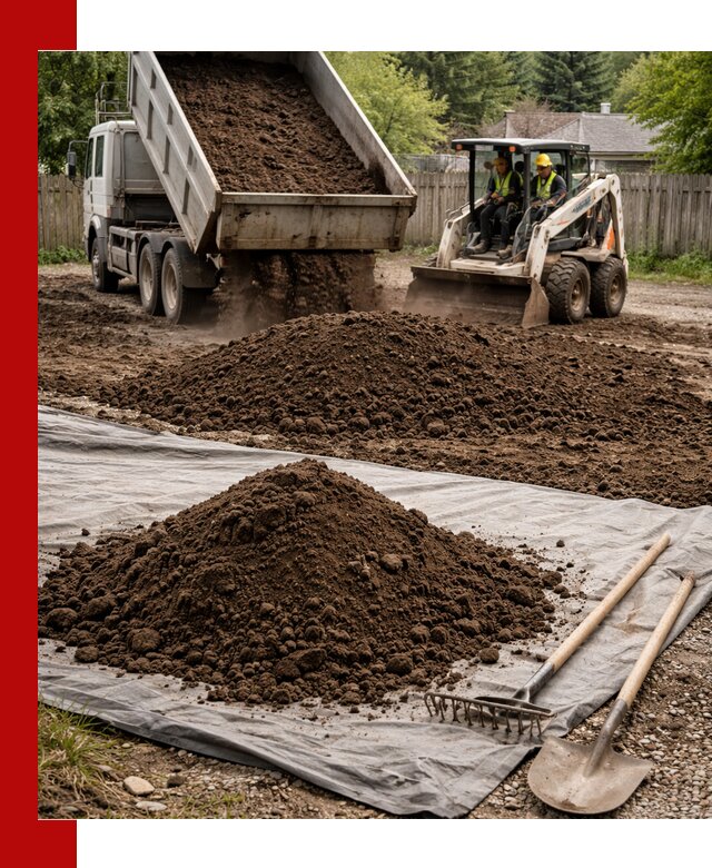 Грунт для отсыпки участка с доставкой в Белореченске