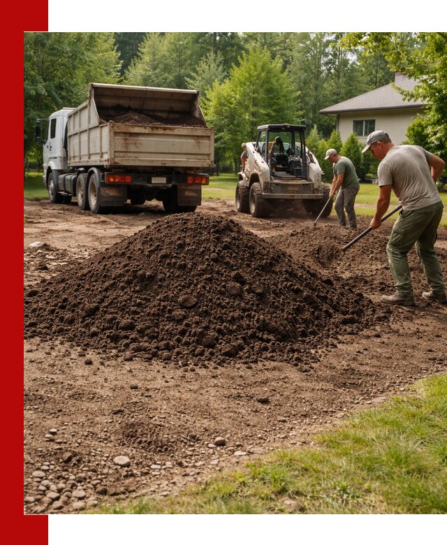 Доставка и укладка грунта для газона в Белореченске