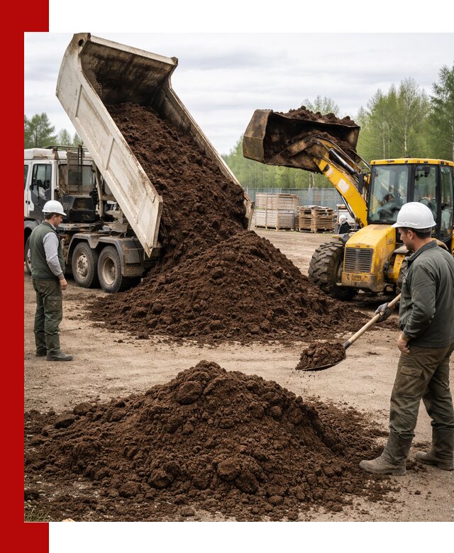 Доставка торфа оптом и в мешках в Белореченске