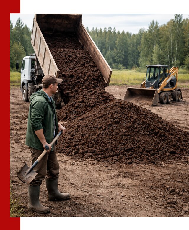 Купить верховой торф с доставкой в Белореченске для садоводства и растений