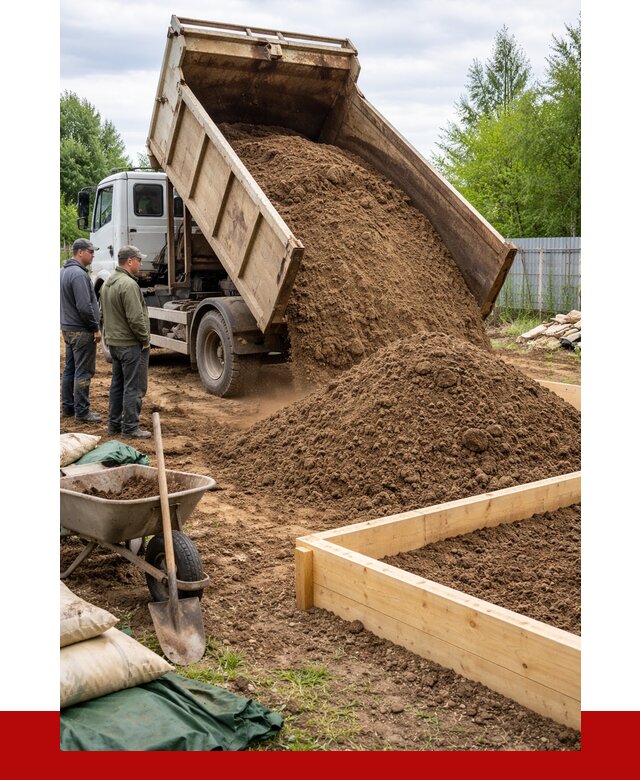 Торфо песчаная смесь в Белореченске с доставкой от 1877 р. | ПРОНЕРУДБлч